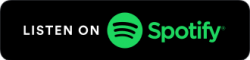 das Spotify-Logo auf schwarzem Hintergrund.